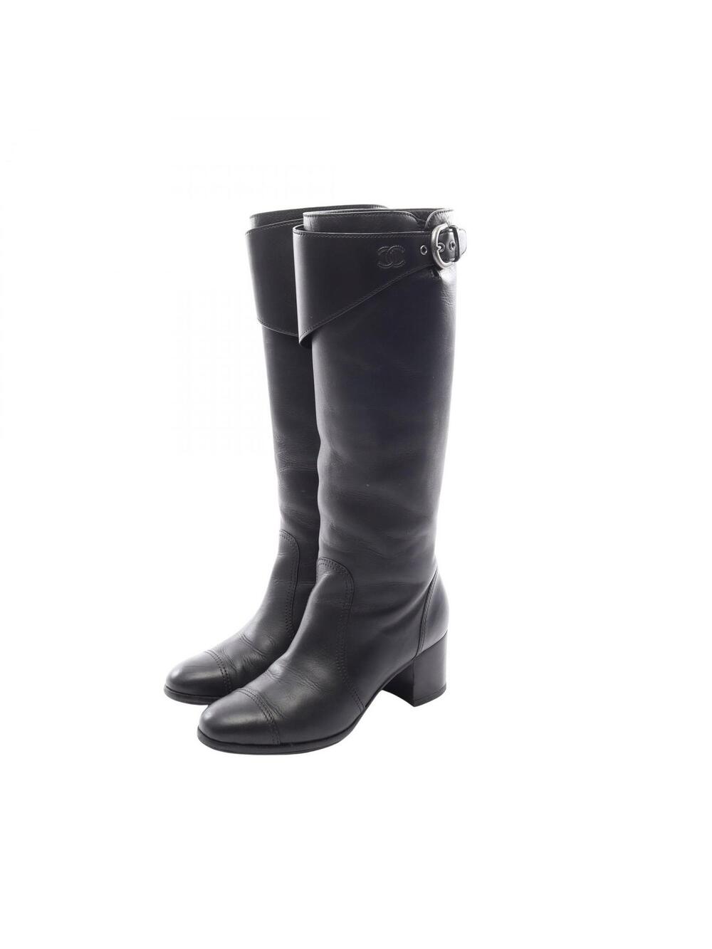 Chanel Coco Mark Logo Long Boots Shoes #362782C85B